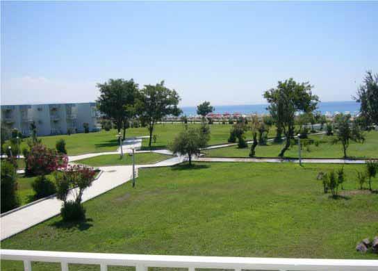 Ayvalk Eitim ve Dinlenme Tesislerinin bahe grnm