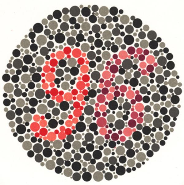 Renk krl sadece erkeklerde grlr.