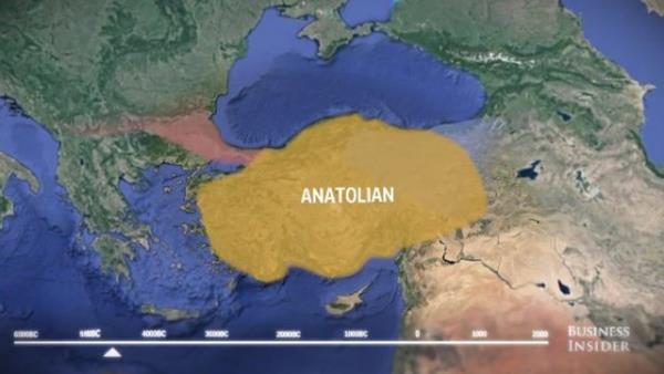 Ardndan imdiki Yunanistan'n ve Irak'n olduu blgeye yaylyor.