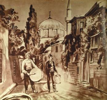 Gndelik gazetelerin mevcut olmad devirlerde gnlk baz devlet emirleri, ahali  tellallar vastasyla toplanarak tebli edilirdi. Tellallar, "komular, komular! Bu gece    camiye buyurun, tembih var!" diye bararak halk camilere toplarlard.