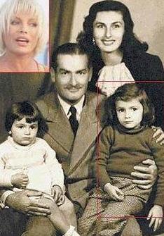 Ajda Pekkan'n aile albmnden bir kare.