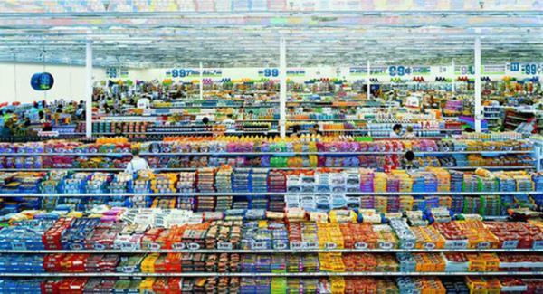6. 99 Cent II, Diptychon ? Andreas Gursky (2001) 3,3 milyon dolar