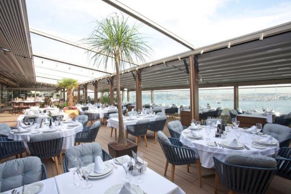 IZAKA Restaurants<br>  Taksim Gmsuyu'nda, tarihi doku ve lks buluturan CVK Park Bosphorus Hotel'in terasnda hizmet veren IZAKA Restaurants'n Ramazan menlerinin fiyat 110 TL ve 150 TL arasnda deiiyor.