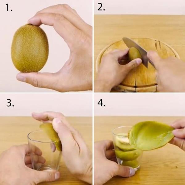 Kiviyi en kolay byle soyabilirsiniz.