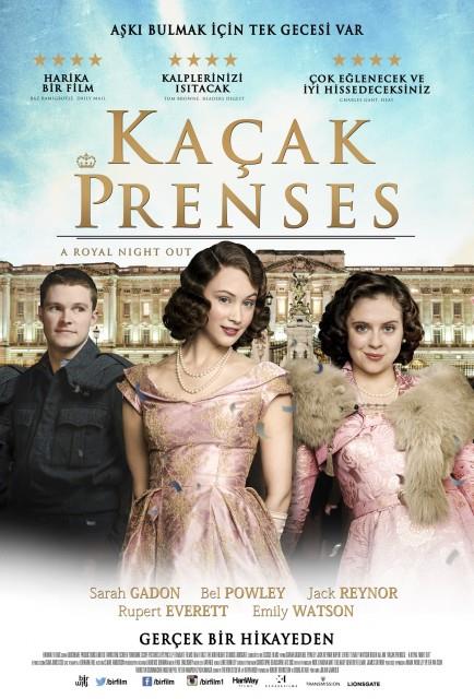 Kaak Prenses<br>    2. Dnya Sava`nn sonland gnn ertesinde Britanya`da yaplacak zafer kutlamalarna katlmak isteyen iki prensesin klk deitirerek sokaa kmas ve onu izleyen komik maceralar anlatan filmin ynetmenliini Julian Jarrold yapt. Filmin barollerinde gen yetenekler Sarah Gadon, Bel Powley ve Jack Reynor`n yan sra, tecrbeli iki isim olan Emily Watson ve Rupert Everett yer alyor.