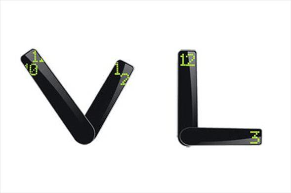 Rakamlar� akrep ve yelkovan �zerinde g�steren saat