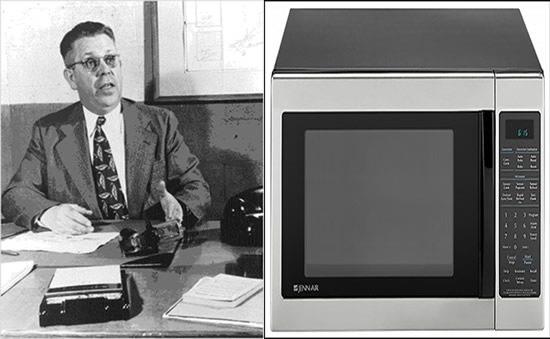 Amerikal mhendis Percy Spencer, bir savunma irketinde grev yapt dnemde, elektrii bir arada toplayan yeni bir sistem zerine alyordu.  Bu srada cebindeki ikolatann sdan hemen eridiini grnce, rastlantsal bir ekilde mikrodalga frn icat etmi oldu!