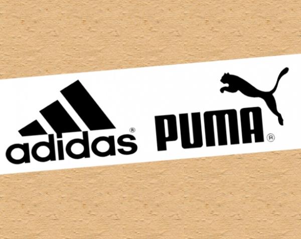 Dnya'nn en nl spor markalarndan olan Adidas ve Puma, aslnda II. Dnya Sava ncesinde ayn ayakkab atlyesini ileten, fakat sava sonrasnda birbirlerine ksp yollarn ayran ve farkl atlyeler kurarak kyasya rekabet eden iki erkek kardee aittir.