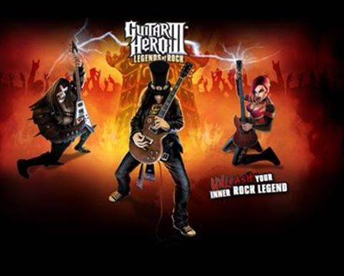 28- Guitar Hero<br>  Piyasaya k tarihi: 2005 Oynanabildii konsollar: PlayStation 2