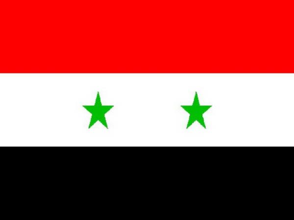 Suriye: Suriye bayrağı; Yemen, Mısır, Sudan, Irak, Ürdün, Birleşik Arap Emirlikleri bayraklarında olduğu gibi Geleneksel Pan-Arabizm renklerinden oluşmaktadır. Kırmızı renk hanedanlığı, siyah renk Abbasileri ve Araplığı simgelemektedir. İki yeşil yıldız Suriye halkını temsil etmektedir.