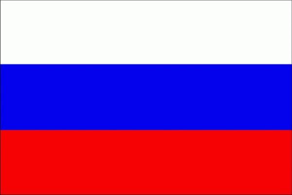 Rusya Federasyonu: Üç renkten oluşan Rusya bayrağının renkleri Panslavizm renkleri olan mavi , beyaz ve kırmızıdır.Beyaz Tanrı'yı, mavi hükümdarı, kırmızı halkı simgeler.