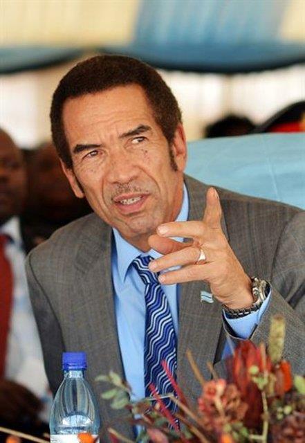 Botsvana Cumhurbakan Ian Khama