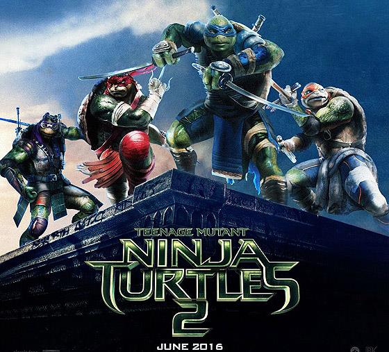 Ninja Kaplumbaalar  <br>  Ynetmenliinin Dave Green`in yapt Ninja Kaplumbaalar`n geen yl gsterime giren serinin ikincisi gelecek yl haziranda vizyona girecek. "Teenage Mutant Ninja Turtles 2: Half Shell" ismiyle izleyicilerin karsna kacak filmin barollerini Megan Fox, Stephen Amell ve Will Arnett paylayor.