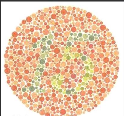 Krmz-yeil: Renk kr olanlar 17 normal grenler 15 olarak grr. Tm renklere kr olanlar hibir ey gremez.