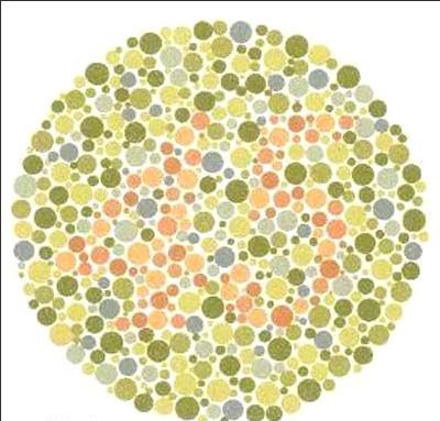 Normal grenler 45 olarak grr. Tm renklere kr olanlar hibir ey gremez.