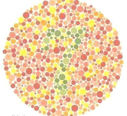 Normal grenler 7 olarak grr. Tm renklere kr olanlar hibir ey gremez, okuyamaz