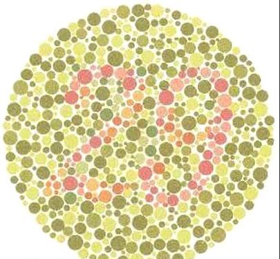 Krmz-yeil: Renk kr olanlar 70 normal grenler 29 olarak grr. Tm renklere kar renk kr olanlar hibir ey gremez.