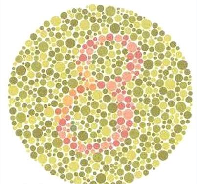 Krmz-yeil: Renk kr olanlar yukardaki resmi 3 normal grenler 8 olarak grr.