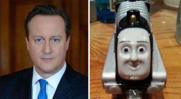 David Cameron'a benzeyen tren!