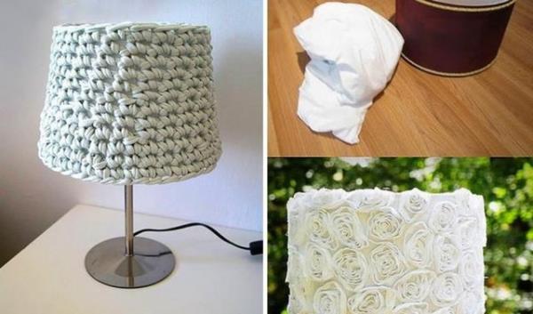 Ben abajur severim derseniz, tirtlerinizi abajurlerinize deiik bir hava katmak iin kullanabilirsiniz.