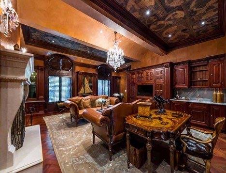 Fransz evleri tarznda denmi bir baka oturma odas daha...