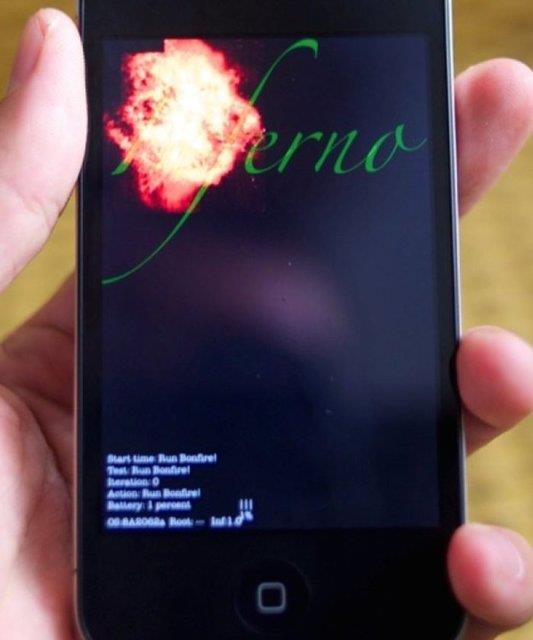Inferno<br>  Birinin iPhone telefonunun i ayarlarn test etmek istiyorsanz ne yaparsnz? Eer bir Apple alan iseniz, Inferno indirirsiniz. Bu telefonun donanm ve yazlm zelliklerini test ediyor.
