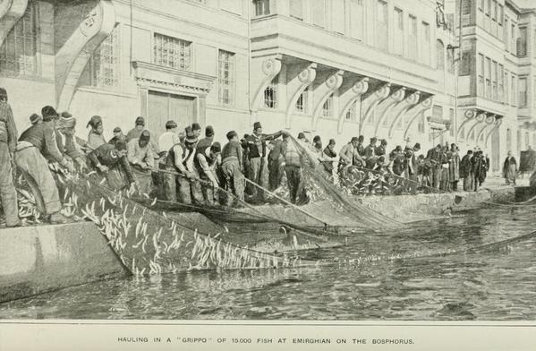 Emirgan`da Balklk,1900`ler