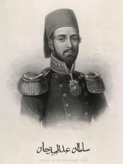 1845 ylnda rlanda`daki ktlk sebebiyle rlanda`ya yardm edilmesi ve rlanda`dan Osmanl Sultan`na kran mektubu