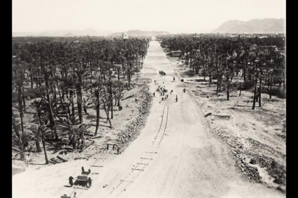 Tarik-i Mstakim adyla Medine'de Kuba Mescidi'ne doru yeni alan yola ray deniyor.