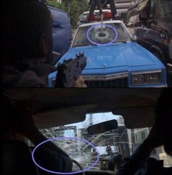 Olaan pheliler - Camdaki krn yer deitirmesi