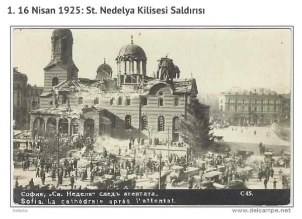 Saldry gerekletiren BCP bnyesindeki Askeri Organizasyon'un, 25 kg'lk patlaycy kilisenin gney giriinde kalan ana kubbenin altndaki stunlarn zerine yerletirdii ortaya kt. Bombaya bal 15 metre uzunluunda bir kablo, saldrganlarn kaabilmelerine frsat tanmt.  <br>  Saldrnn Bilanosu: 150 l, 500 Yaral