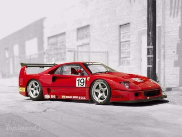 1994 Ferrari F40 LM Maranello'da sadece 2 tane retilen F40'lardan bir tanesi