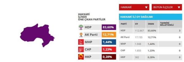 Hakkari'de HDP  milletvekili kard