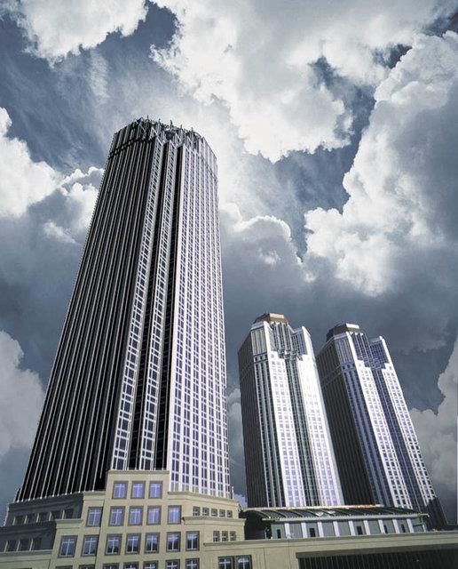 <p> Kuleleri </p>  <p>   2000 ylnda yaplan bina tam 52 katl. Yksekliiyse 181.2 metre.</p>