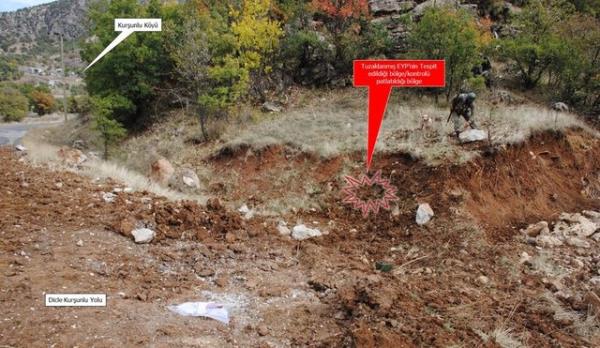 BT mensuplarnca kullanlan maara ierisinde; (1) adet Bixi Makineli Tfek, (1) adet M-16 Piyade Tfei, (3) adet Kalenikof Piyade Tfei, (20) adet tp (kk-byk, 10 tanesi EYP iin hazrlanan), (10) kilogram ttn,