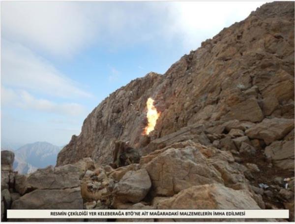 zleyen gnlerde PKK&#8217;l terristler ile TSK birliklerine ait mevziler arasndaki mesafe 160 metreye dt.