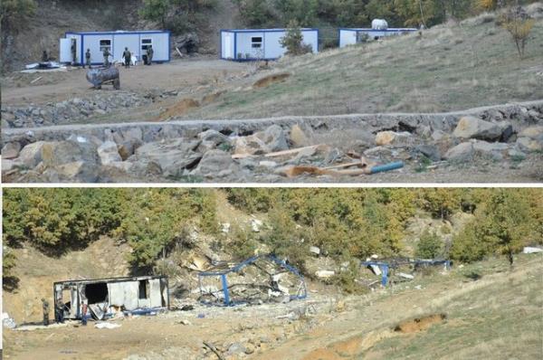 Operasyonel faaliyet neticesinde, BT mensuplar tarafndan kullanlan maarada etkisiz hale getirilen (4) BT mensubu ile birlikte (1) adet Bixi Makineli Tfek, (1) adet M-16 Piyade Tfei, (3) adet Kalenikof Piyade Tfei, (20)