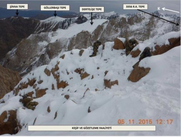 3 bin 500 metreye varan yksekliklerde ve zaman zaman eksi 15 dereceye den soukta yrtlen, 120&#8217;den fazla terristin ldrld &#8216;ehit Yarbay lker elikcan Operasyonu&#8217; 3 safhada planland.