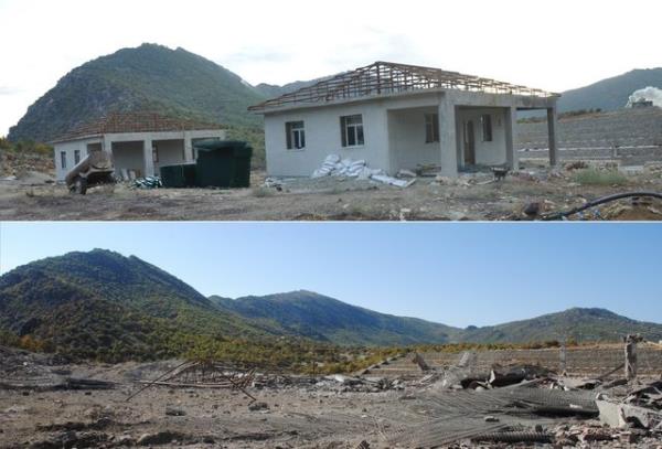 4) adet arjr antas, - Yaplan arazi arama ve tarama faaliyetinde ise; terrist mezarlnn evresinde (14)