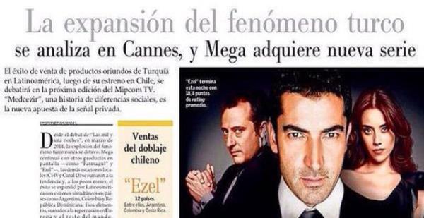 Ezel, Kenan mirzalolu ve Cansu Dere'nin poplaritelerinin, mthi senaryo ile birlemesiyle Balkanlar&#8217;da ve Gney Amerika'da en ok izlenen dizilerden oldu.