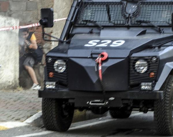 Sultanbeyli`deki polis merkezine saldr