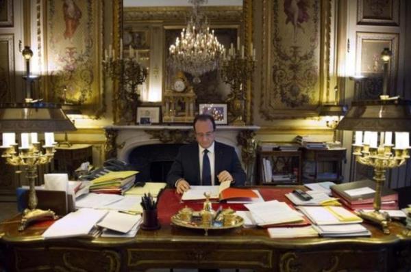 Fransa Cumhurbakan Franois Hollande