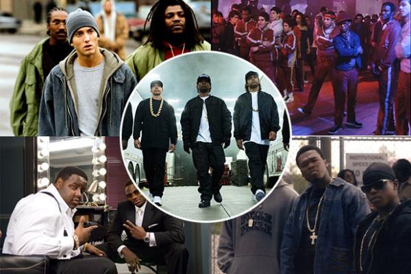 4 Straight Outta Compton<br>1987 ylnda California'daki Compton sokaklarndan NWA (Niggaz Wit Attitudes) adnda 5 gen adamdan oluan bir grup kar ve hayat hakkndaki isyankar grleri ile kendi mziklerini kullanarak Hip Hop kltrnde bir devrim yaparlar. Biyografi trndeki yapm Adalet Peinde, talyan i filmleriyle tandmz F. Gary Gray ynetiyor.