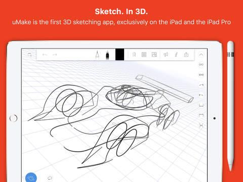 iPad Pro&#8217;daki En yi Uygulama  <br>  uMake
