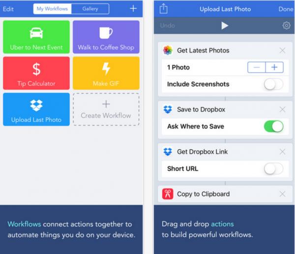 Yln En Yeniliki Uygulamas<br>    Workflow  <br>  iPhone ve Apple Watch iin gelitirilen verimlilik uygulamas, her gn dzenli yaptnz eyleri otomatik hale getirmek iin kullandnz uygulamalar ve yaptnz aktiviteleriniz arasnda balant salyor. iOS eriilebilirlik zelliklerinin kullanm konusunda rnek uygulama olarak gsteriliyor.