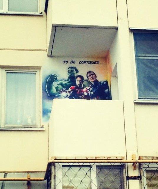 Hrszlarn adm atmaktan ekinecei sper kahramanl balkon!