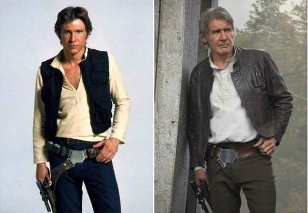 2. Harrison Ford (Han Solo) 1980 - 2015