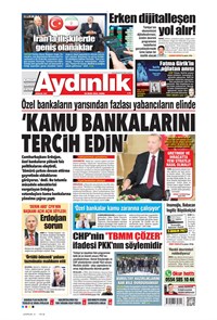 Aydınlık Gazetesi Manşeti