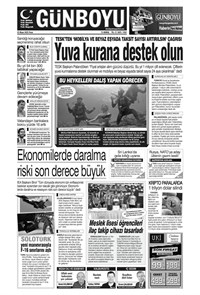Günboyu  Gazetesi Manşeti