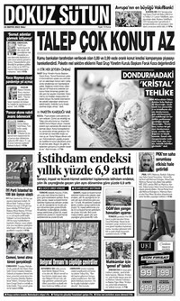 Dokuz Sütun Gazetesi Manşeti